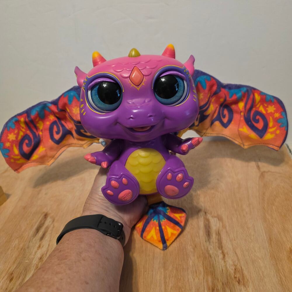 FurReal "Moodwings Baby Dragon" interactive pet plush 7''